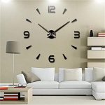 Amazon.com: FASHION in THE CITY 3D DIY Wall Clock Creative Design .