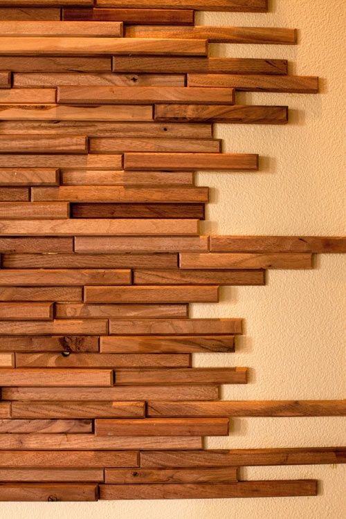 Wood Tiles by Everitt & Schilling | Wood wall til