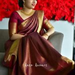 Wedding Wear Design Silk Sarees, Length: 6.3 m (With Blouse Piece .
