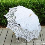 2020 2017 White Wedding Parasols Handmade Umbrellas Lace Artifull .