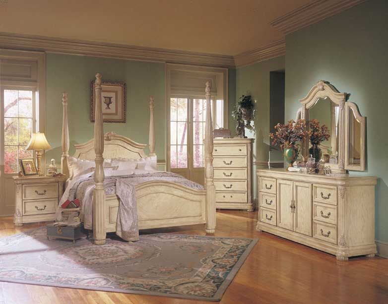 Off White Bedroom Furniture | Vintage bedroom furniture, Antique .