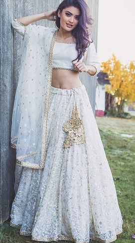 White Lehenga Choli - It Gives A Special Look At The Weddi