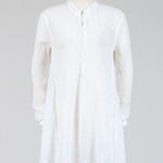 CP Shades Jasmine Tunic Tops (Linen Gauze), Multiple Colors {White .