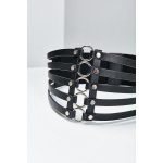 Wide Metal Ring Belt ($15) ❤ liked on Polyvore featuring .