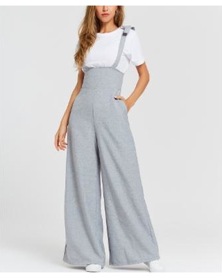 New Sales are Here. 63% Off Suvimuga Women's Jumpsuits Gray - Gray .
