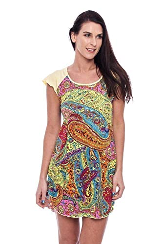Amazon.com: Women's Nighties Short-sleeved Ladies Nightgown S M L .