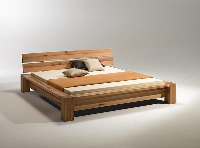 A Wooden Bed Design : Bedroom Designs Gorgeous Oak Simple Solid .
