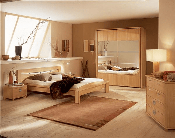 Light colored bedroom furniture beige and brown (With images .