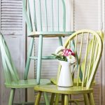Ombre Windsor Chairs | Painted wooden chairs, Old wooden chairs .