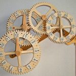 Wooden Gear Clock Plans from Hawaii by Clayton Boy