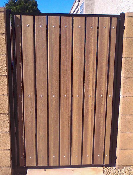 Iron and Wood Gates Design | Iron and Wood Gates: standard iron .