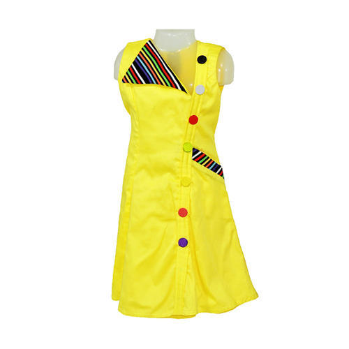 Glazed Cotton Kids Yellow Frocks, Rs 2100 /piece Firozee Dresses .