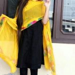 Black-Yellow Salwar Kameez (With images) | Indian designer outfits .