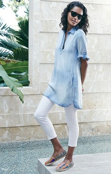Casual Chic: Styling with Denim Tunics