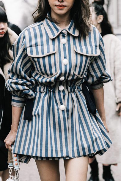 Playful Patterns: Embracing Style with Striped Skirts