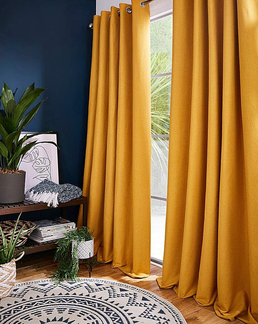 Sunshine Vibes: Adding Cheer with Yellow Curtains