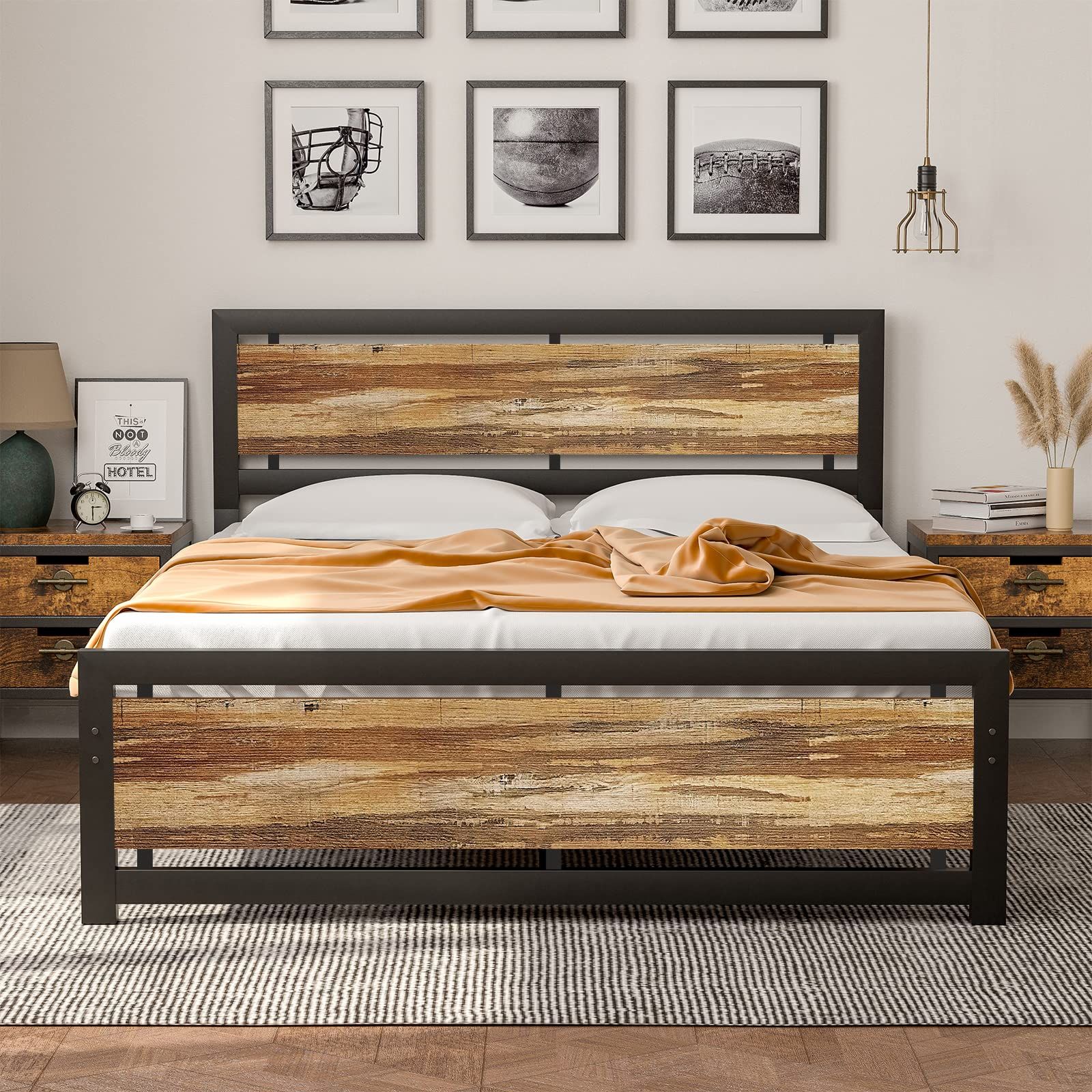 Industrial Elegance: Metal Bed Designs for Modern Bedrooms