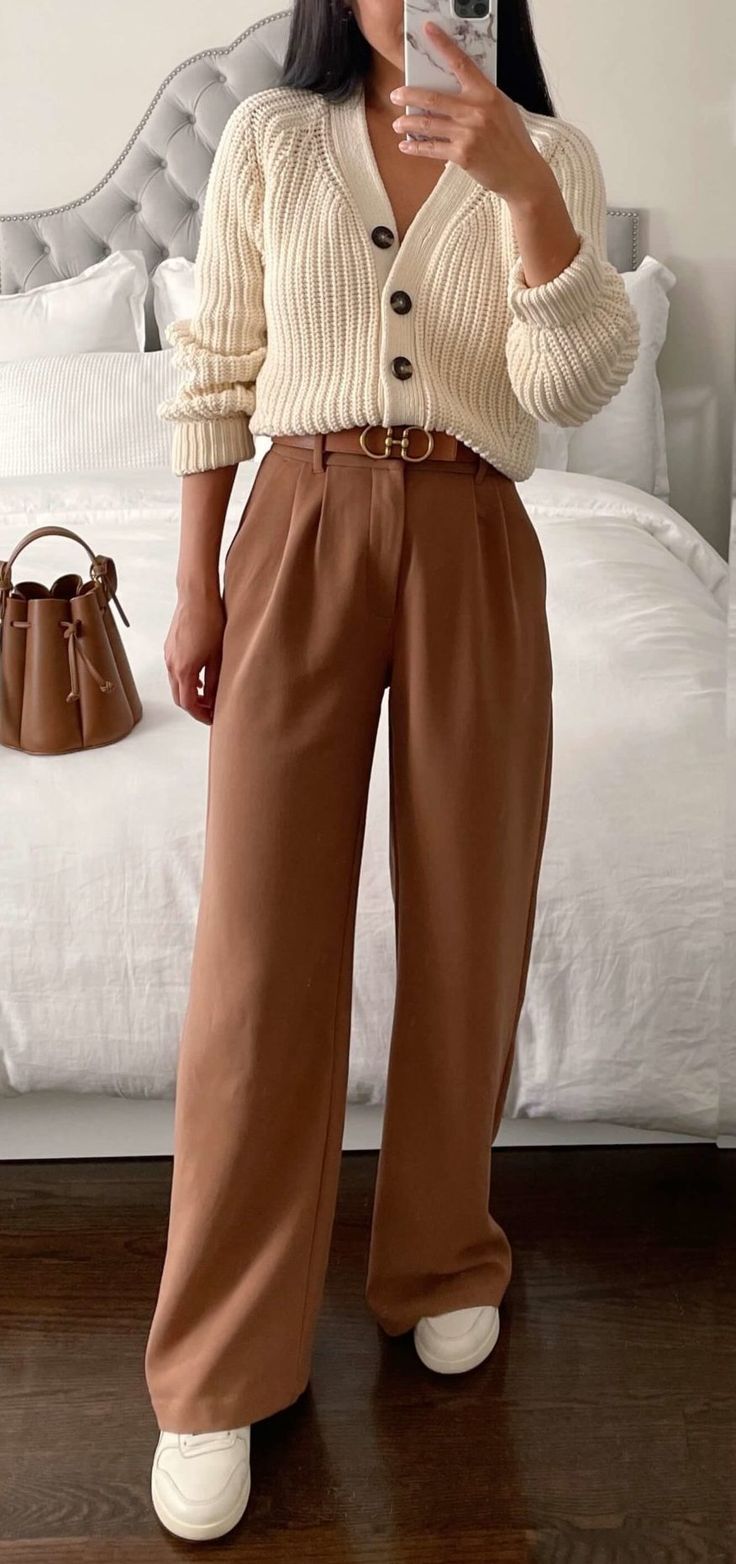 Classic Staples: Brown Trousers for Everyday Sophistication