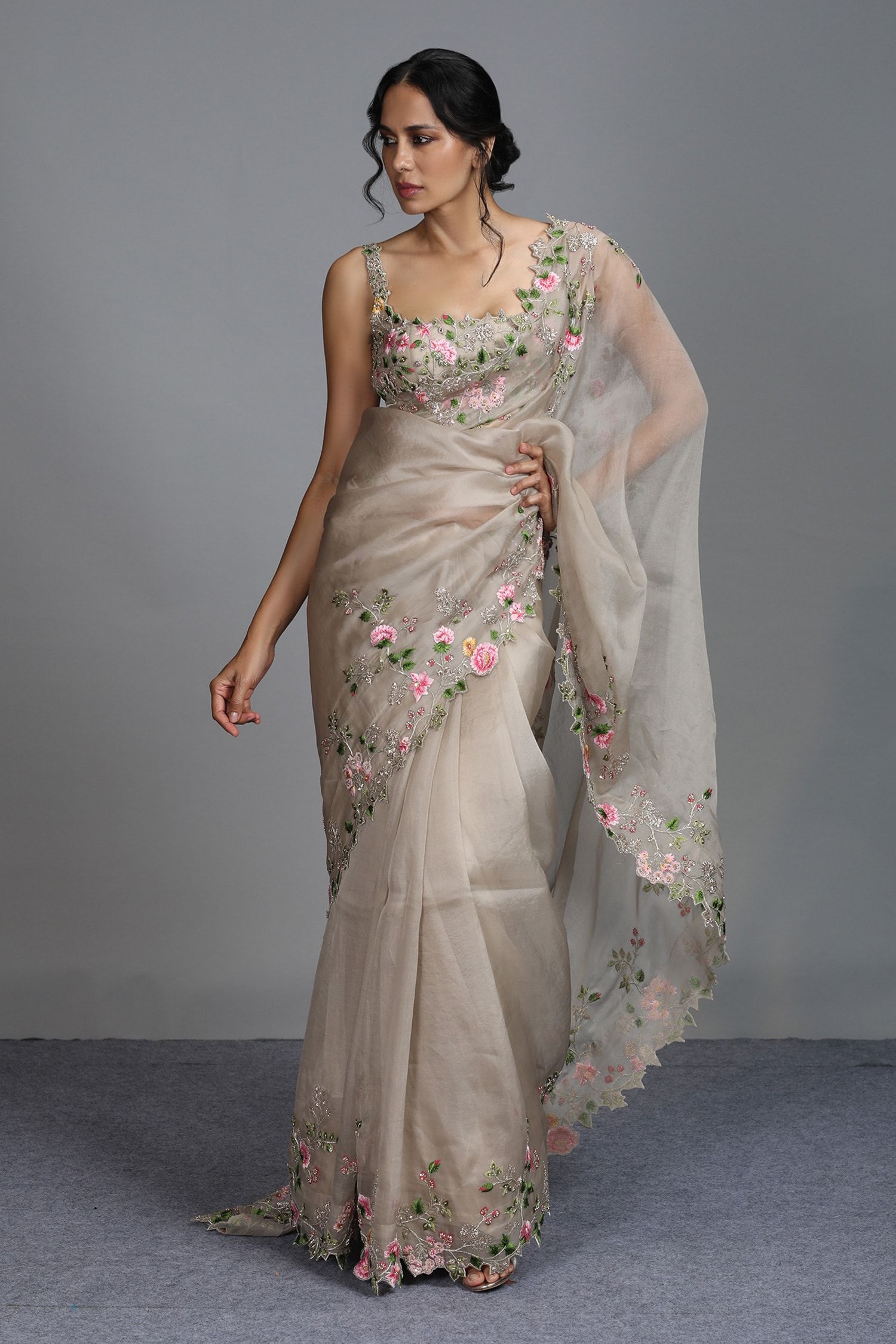Ethereal Beauty: Embrace Elegance with Organza Sarees