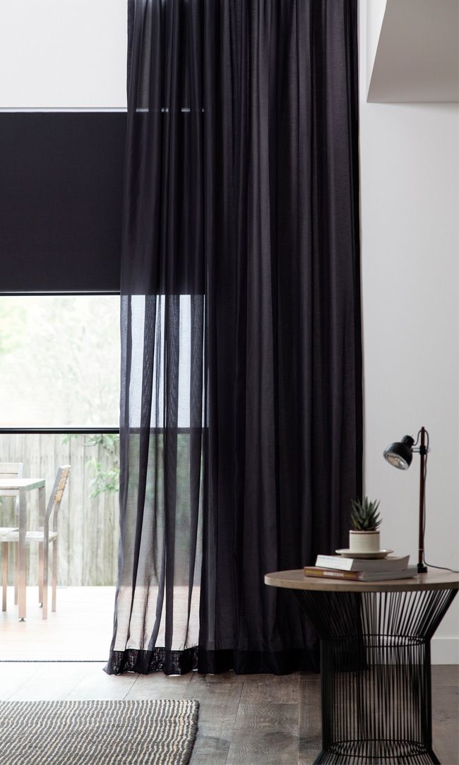 Sophisticated Simplicity: Black Curtains for Every Space