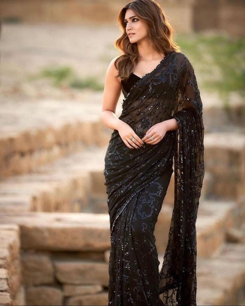 Elegance in Black: Unveiling the Timeless Beauty of Black Sarees