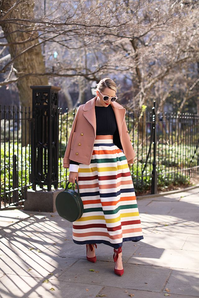 Striped Sophistication: Embrace Striped Skirts for Every Occasion