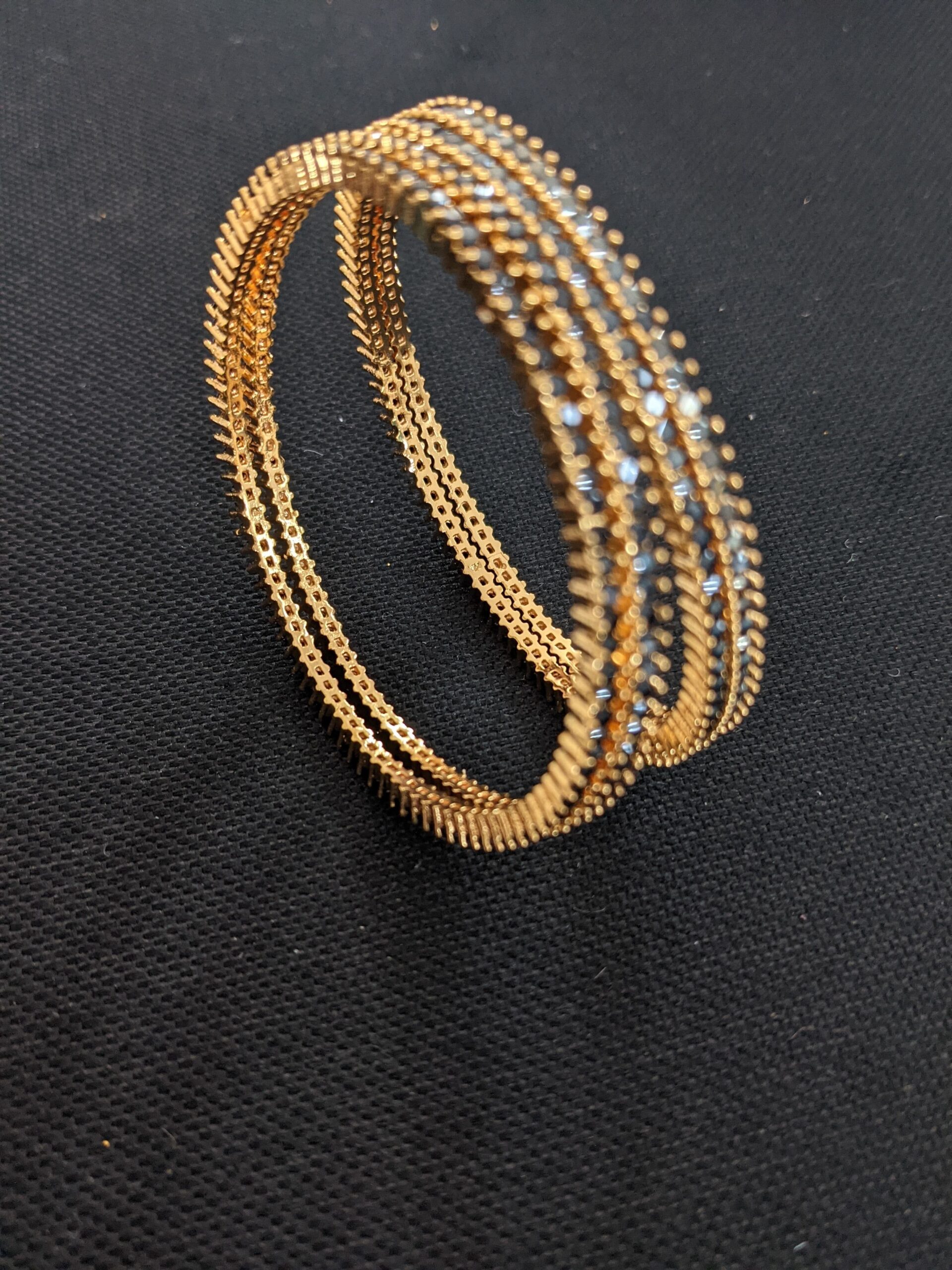 Elegant Adornments: Shine Bright in 8 Gram Gold Bangles