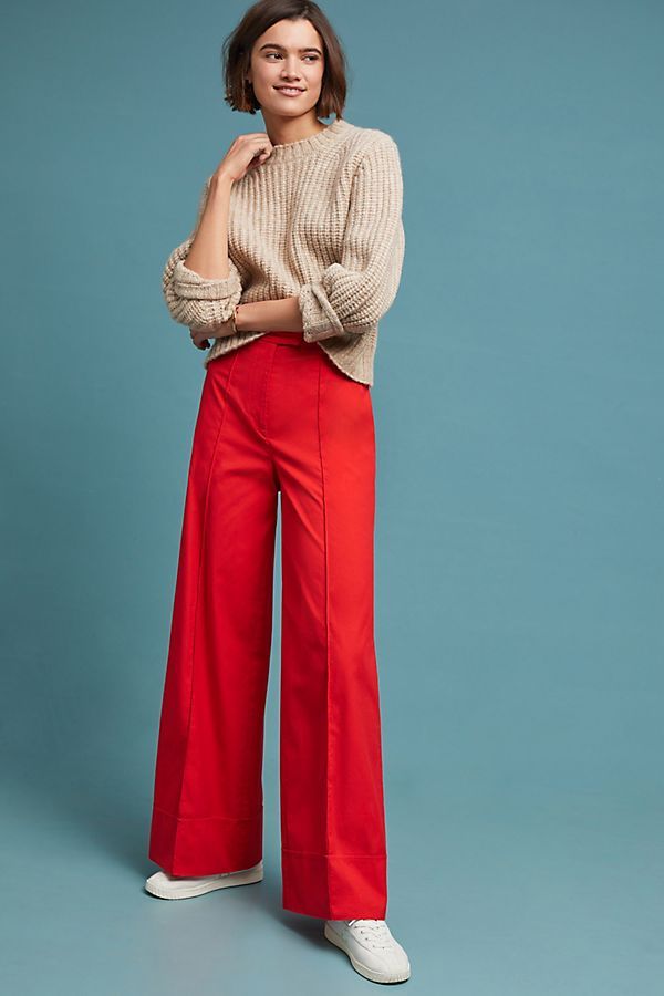 Bold and Bright: Shine Bright in Red Trousers