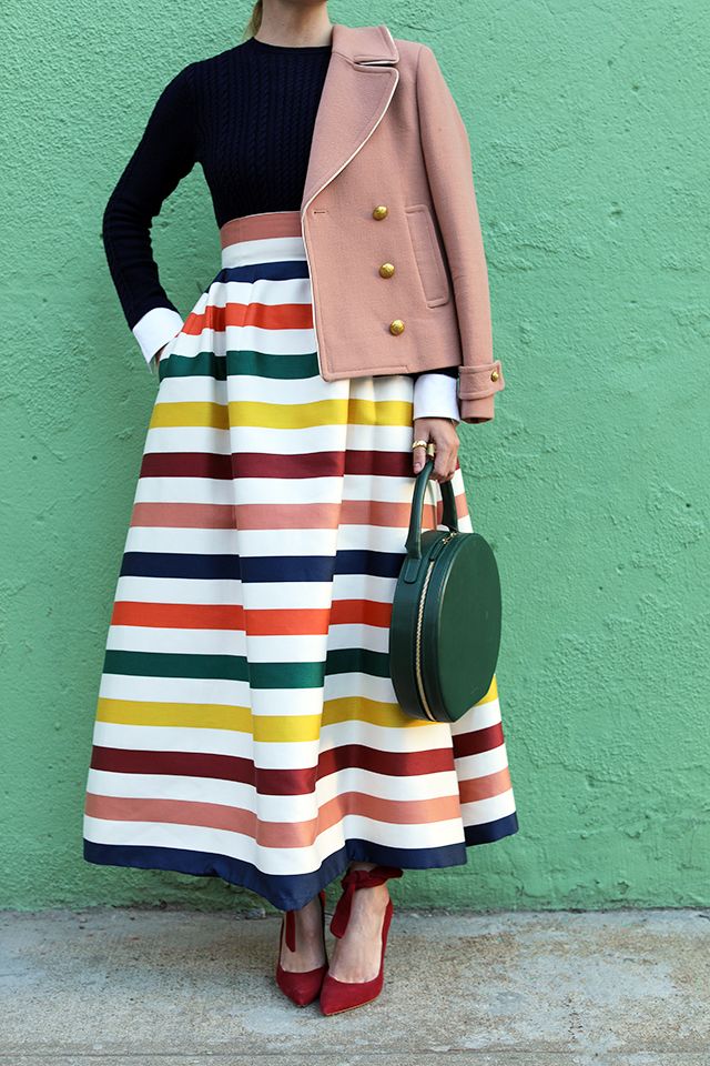 Striped Skirts: Effortlessly Chic Patterns for Any Season