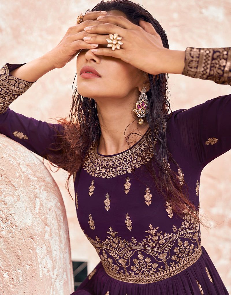Radiant in Purple: Styling Tips for Purple Salwar Suits