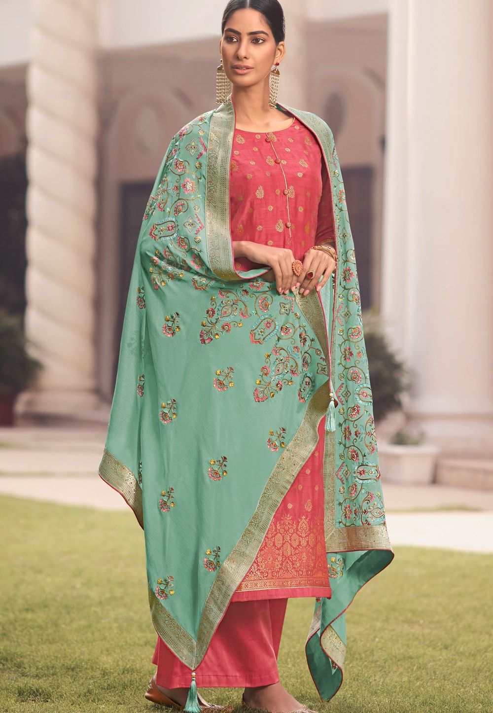 Effortless Chic: Mastering Casual Comfort with Palazzo Salwar Suits