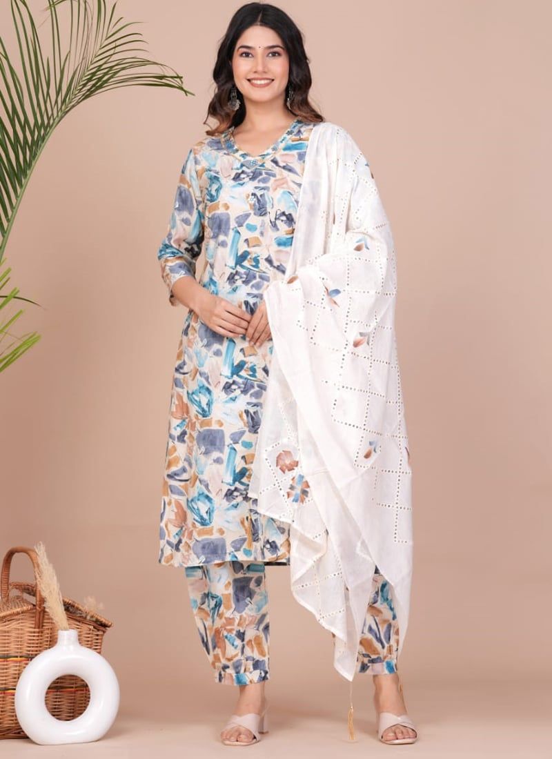 Effortless Style: Straight Salwar Suits for Casual Chic