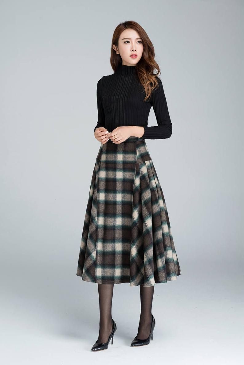 Stay Warm in Style: Cozy Up with a Chic Wool Skirt