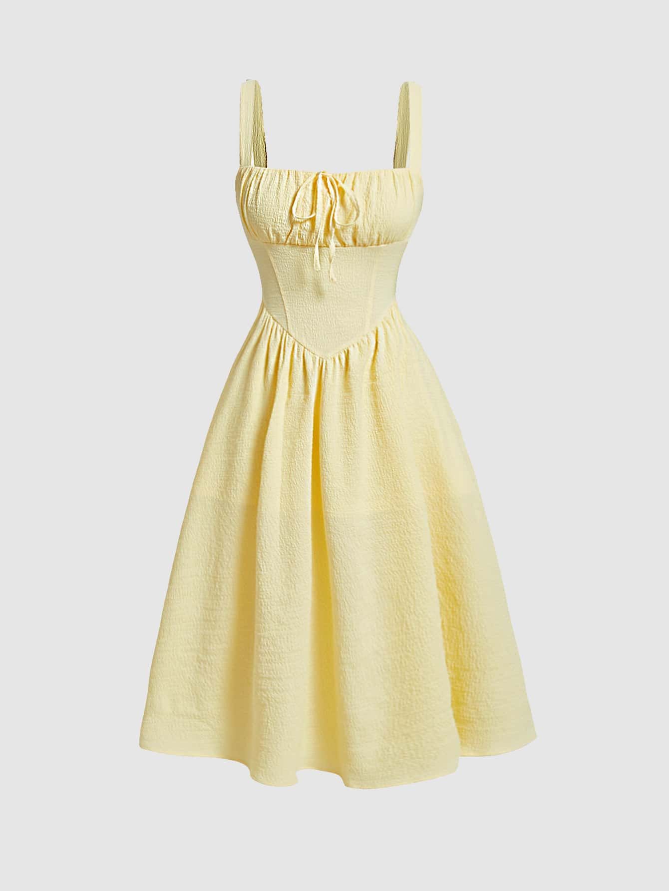 Sunshine Style: Embrace Warmth in a Stylish Yellow Dress