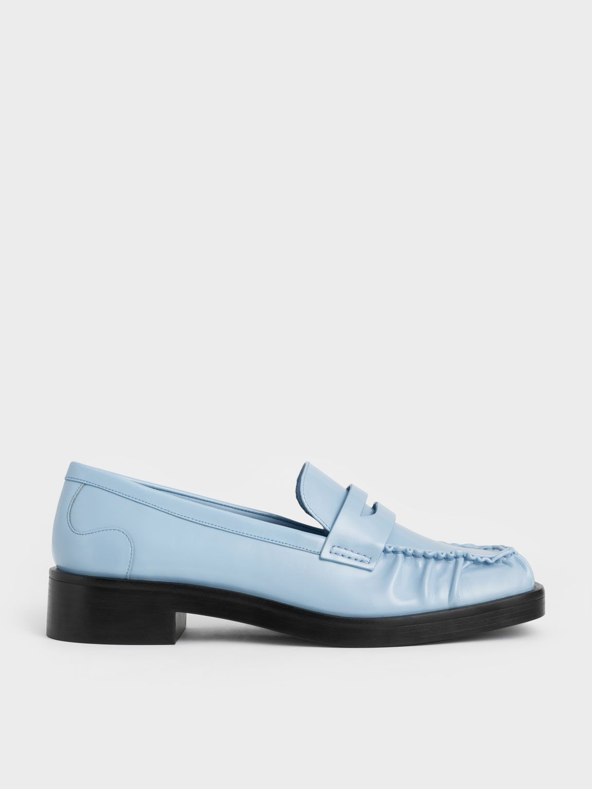Classic Comfort: Stay Sharp in Blue Loafers
