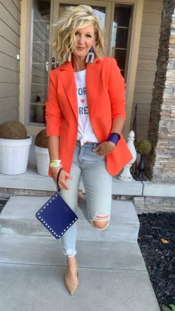 Vibrant Elegance: Elevate Your Look with Orange Blazers