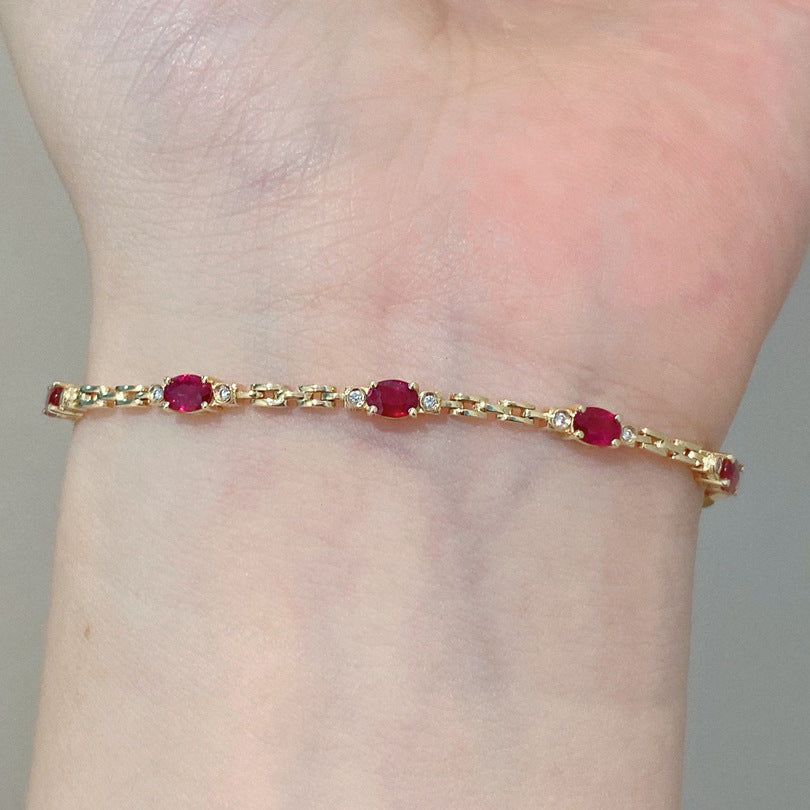 Radiant Accessories: Shine Bright with Ruby Bracelets