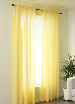 Sunshine Style: Brighten Your Space with Yellow Curtains