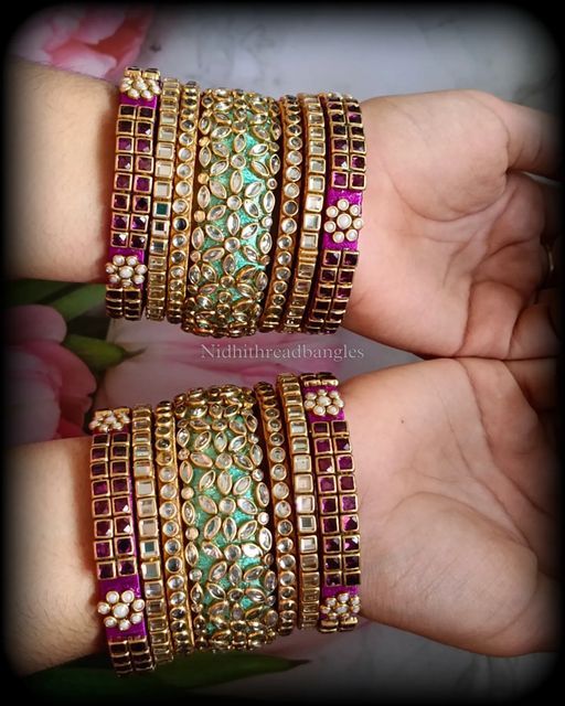 Exquisite Silk Thread Bangles: Timeless Elegance for Every Wrist