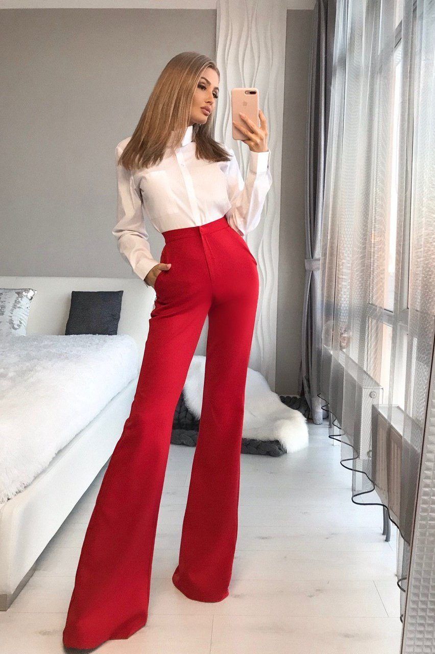 Bold Bottoms: Stand Out in Red Trousers