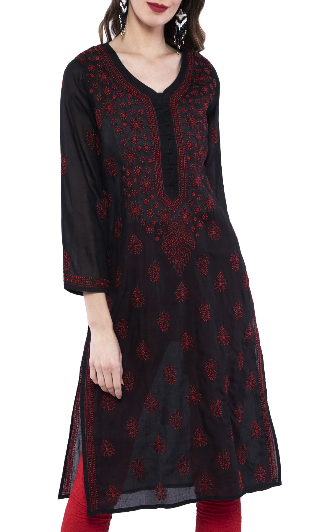 Chic and Comfortable: Chikan Kurtis for Effortless Style