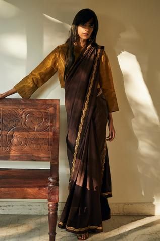 Brown Sarees: Embracing Earthy Tones in Ethnic Fashion
