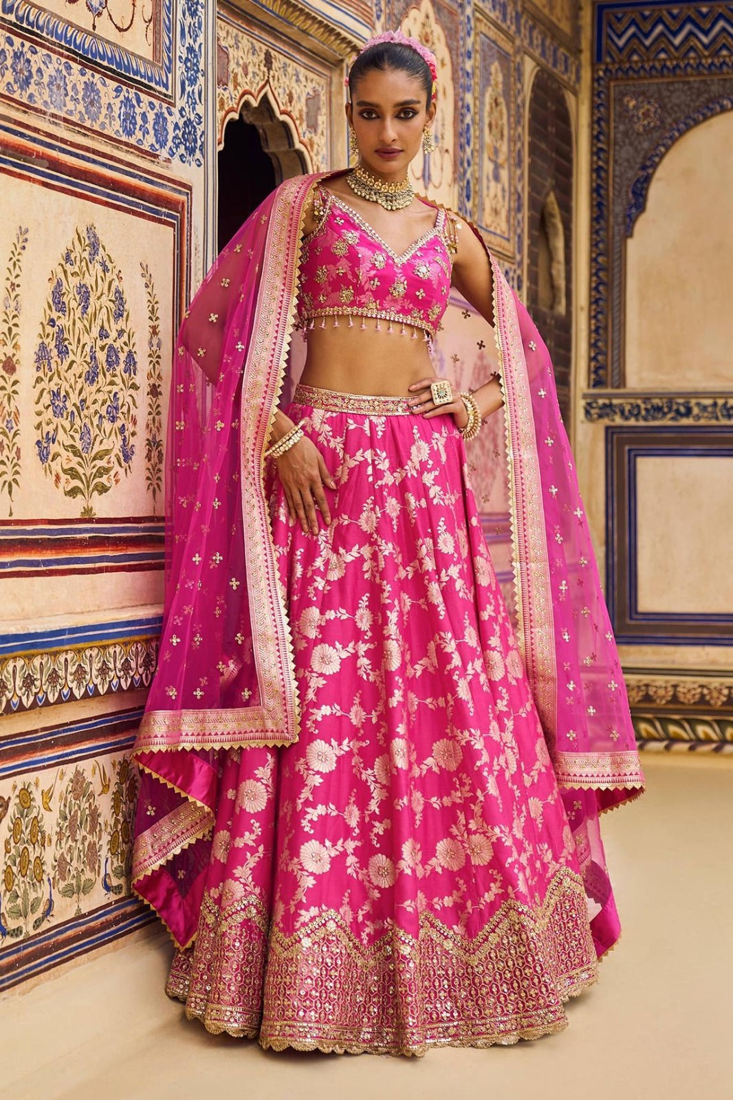 Brocade Lehenga Choli: Luxurious Elegance in Indian Bridal Attire