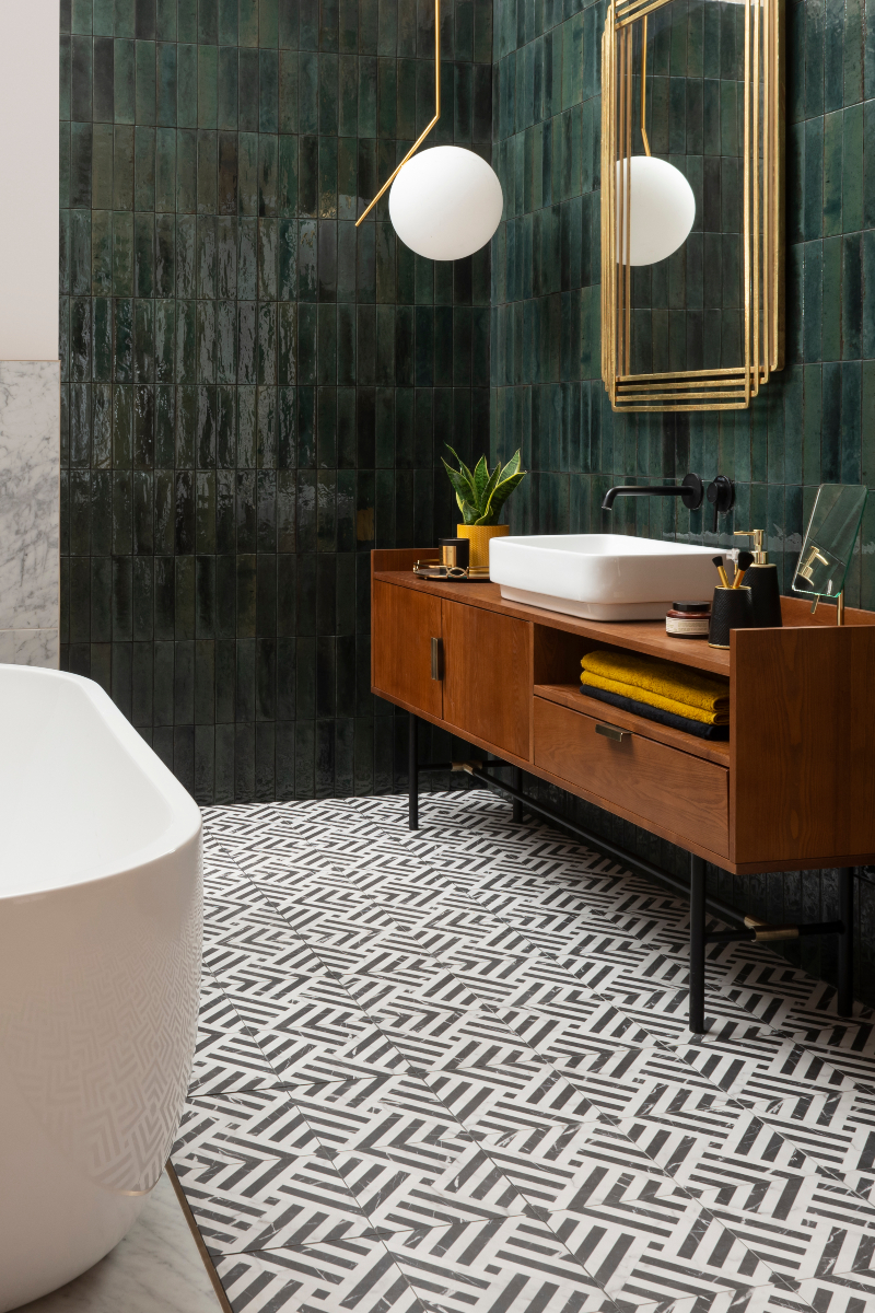 Bathroom Wall Tiles: Elevating Your Bath Space with Artful Statements