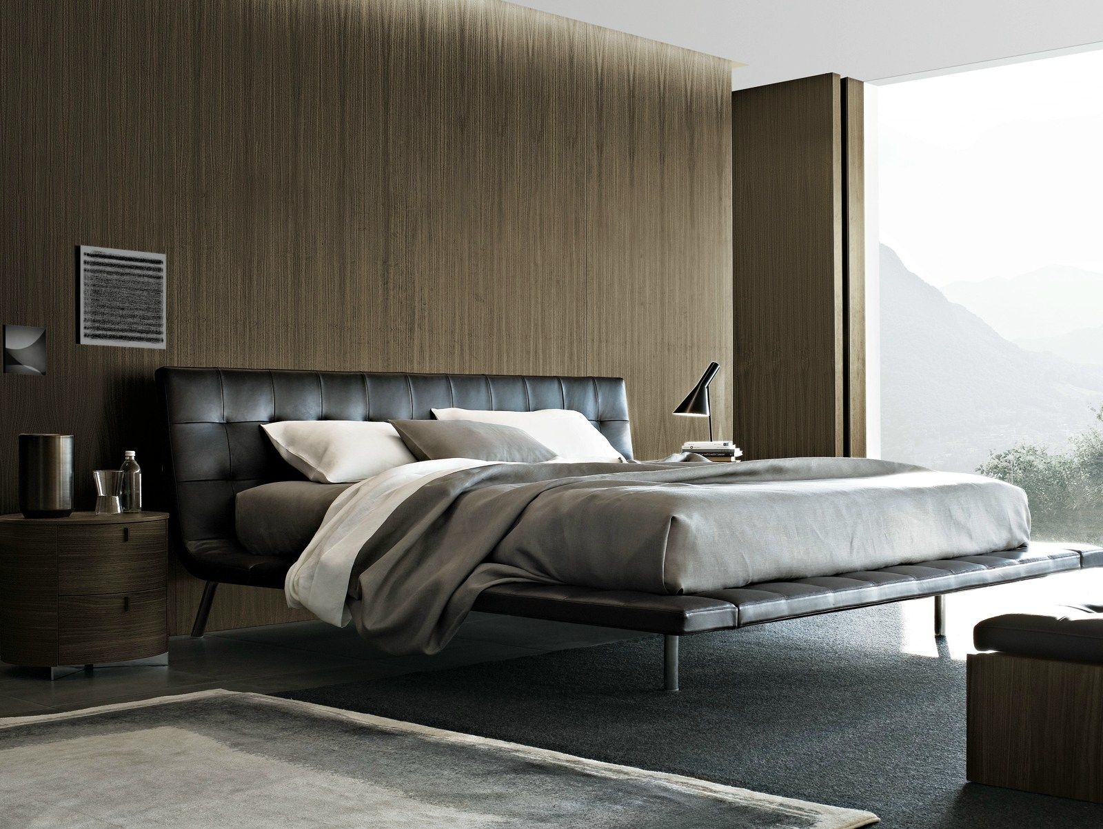 Leather Bed Designs: Luxurious Comfort and Style in Bedroom Sanctuaries