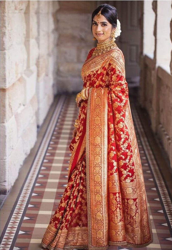 Red Sarees: Infusing Elegance and Tradition into Every Drape
