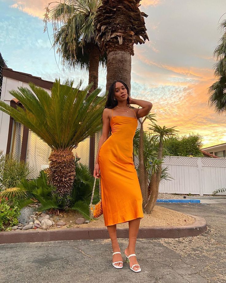 Radiate Confidence: Stand Out in an Orange Dress