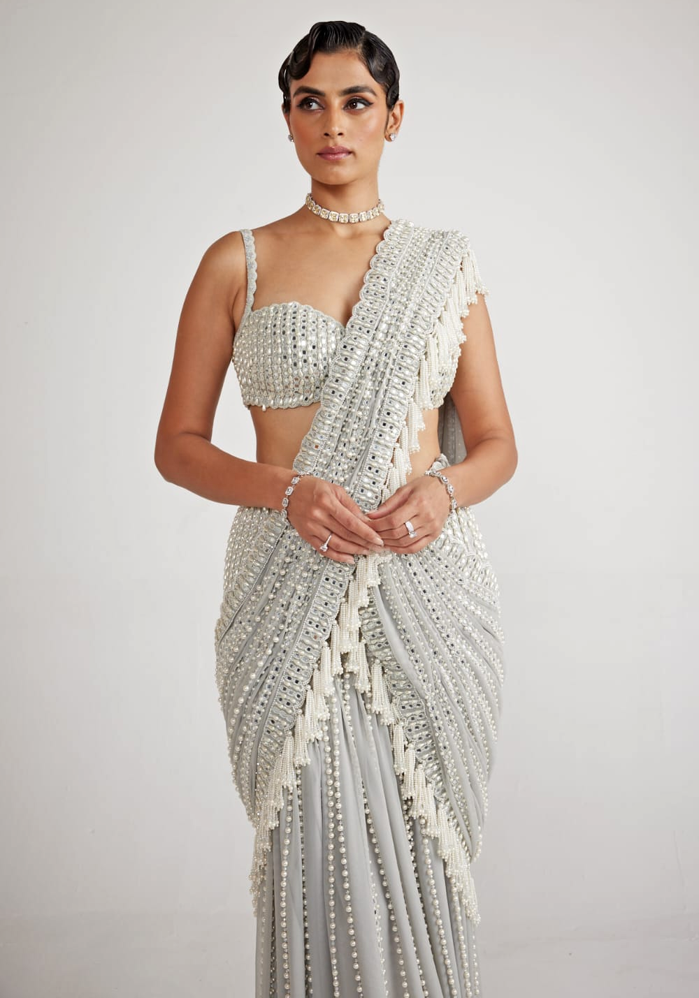 Timeless Elegance: The Grace of Pearl Sarees