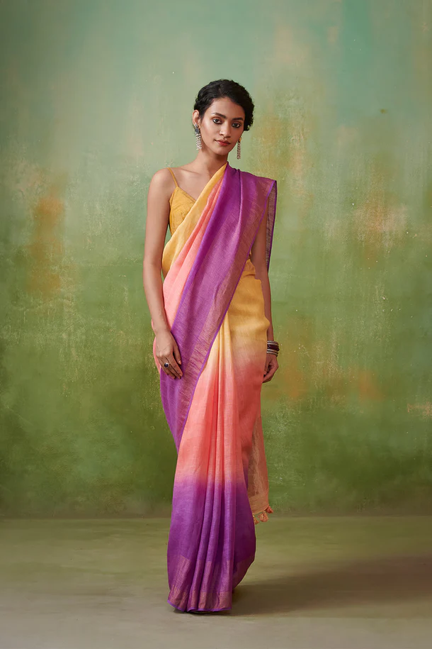 Multi Colour Sarees: Vibrant and Eye-Catching Drapes for Festive Occasions