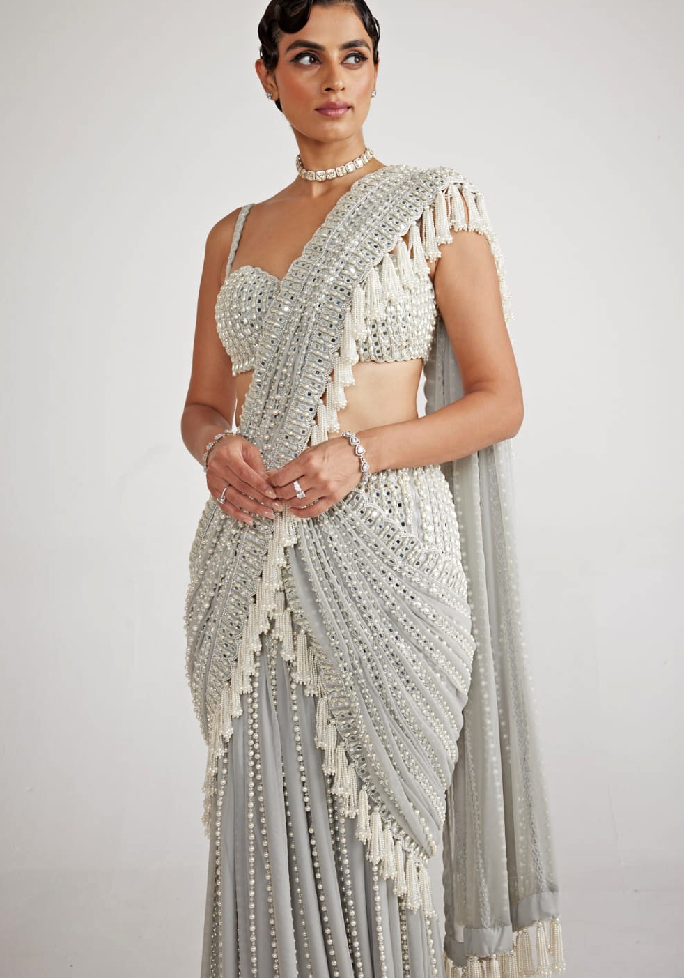 Pearls of Elegance: Embrace Luxury with Pearl Sarees